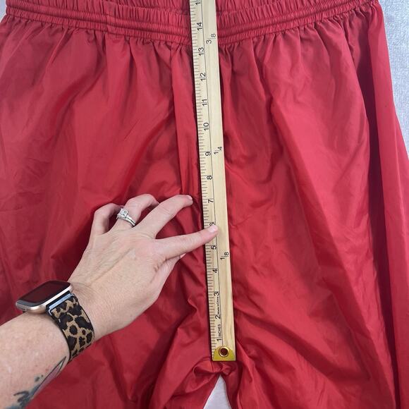 Helly Hansen L Large Rain Pants Red Packable Nylon Water Resistant Pull On - Picture 13 of 16